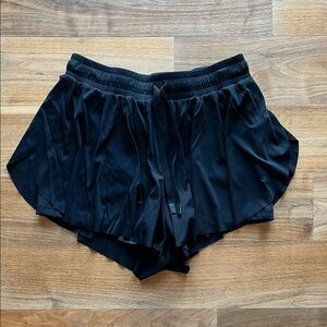 Black Athletic Shorts with Built in Spandex
